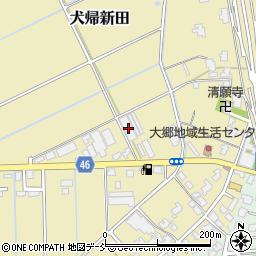 新潟県新潟市南区犬帰新田428周辺の地図