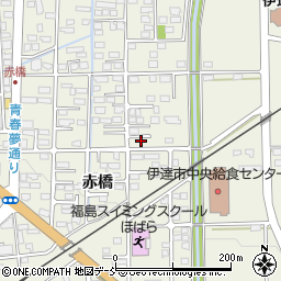 福島県伊達市保原町赤橋109周辺の地図