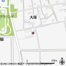 福島県伊達市保原町大泉宮前周辺の地図