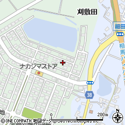 福島県相馬市新沼刈敷田2周辺の地図