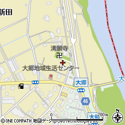 新潟県新潟市南区犬帰新田729周辺の地図