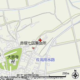 新潟県新潟市西区赤塚2527周辺の地図