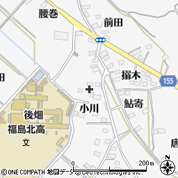 福島県福島市飯坂町小川33周辺の地図