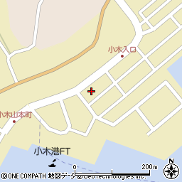 ａｐｏｌｌｏｓｔａｔｉｏｎ小木港ＳＳ周辺の地図