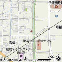 福島県伊達市保原町赤橋135周辺の地図