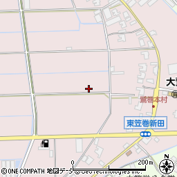 新潟県新潟市南区東笠巻新田周辺の地図