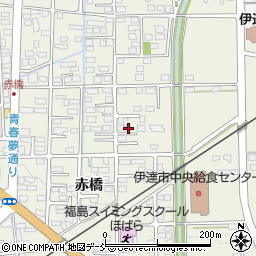福島県伊達市保原町赤橋111周辺の地図