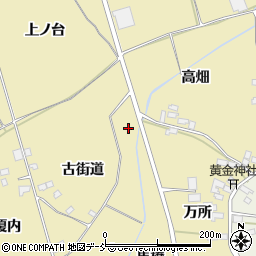 福島県伊達市保原町上保原新街道周辺の地図