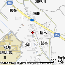 福島県福島市飯坂町小川46周辺の地図
