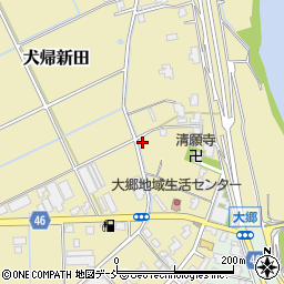 新潟県新潟市南区犬帰新田723周辺の地図