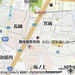 福島県伊達市宮前29周辺の地図