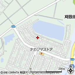 福島県相馬市新沼刈敷田周辺の地図