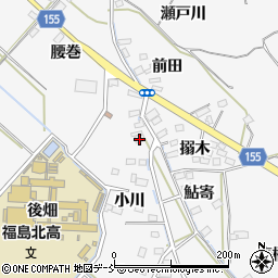 福島県福島市飯坂町小川50周辺の地図