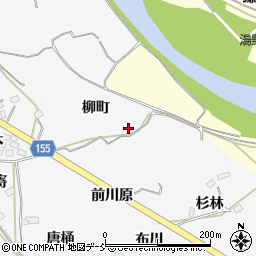 福島県福島市飯坂町柳町周辺の地図