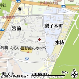福島県伊達市雪車町11周辺の地図
