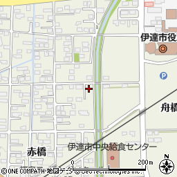 福島県伊達市保原町赤橋141周辺の地図
