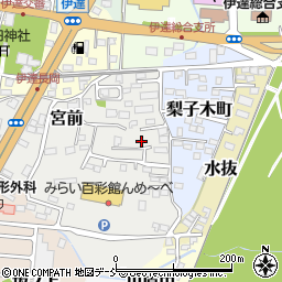 福島県伊達市雪車町8周辺の地図