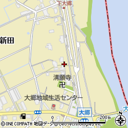 新潟県新潟市南区犬帰新田710周辺の地図
