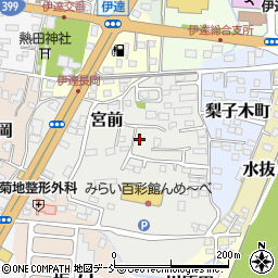 福島県伊達市宮前12-3周辺の地図