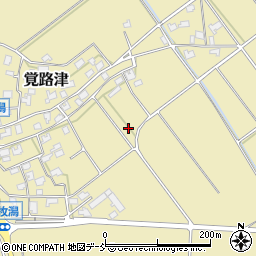新潟県新潟市秋葉区覚路津周辺の地図