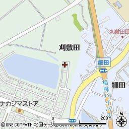福島県相馬市新沼刈敷田2-66周辺の地図