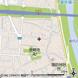 新潟県新潟市秋葉区川口109-2周辺の地図