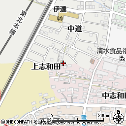 福島県伊達市中道47周辺の地図