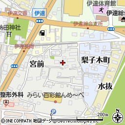 福島県伊達市宮前9-2周辺の地図