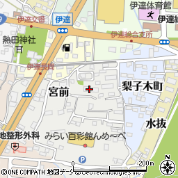 福島県伊達市宮前9周辺の地図