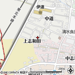 福島県伊達市中道46-2周辺の地図
