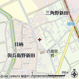 新潟県新潟市西蒲区貝柄新田323-3周辺の地図