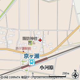 新潟県阿賀野市小河原周辺の地図
