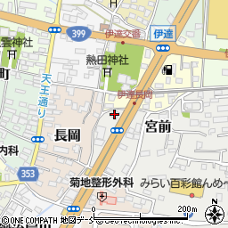 福島県伊達市宮前20-2周辺の地図