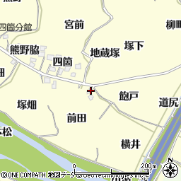 福島県福島市飯坂町湯野前田15周辺の地図