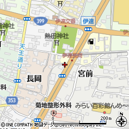 福島県伊達市宮前22周辺の地図