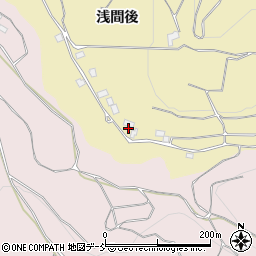 福島県伊達市梁川町細谷新山周辺の地図