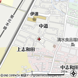 福島県伊達市中道49-3周辺の地図