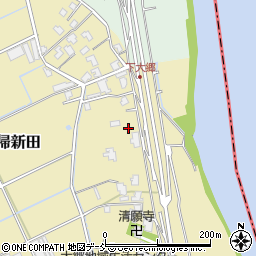 新潟県新潟市南区犬帰新田657周辺の地図