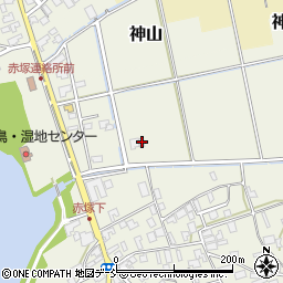 新潟県新潟市西区赤塚1587周辺の地図
