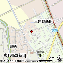 新潟県新潟市西蒲区貝柄新田342-2周辺の地図