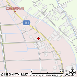 新潟県新潟市南区東笠巻新田423周辺の地図