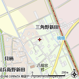 新潟県新潟市西蒲区貝柄新田693-1周辺の地図