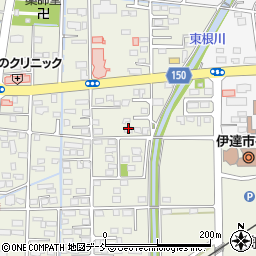 福島県伊達市保原町城ノ内98-2周辺の地図