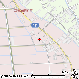 新潟県新潟市南区東笠巻新田430周辺の地図