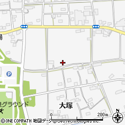 福島県伊達市保原町大泉大塚周辺の地図