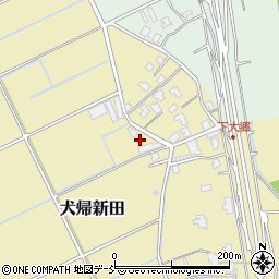新潟県新潟市南区犬帰新田320周辺の地図