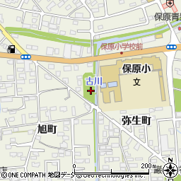 弥生町公園周辺の地図