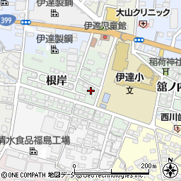 福島県伊達市根岸5-47周辺の地図