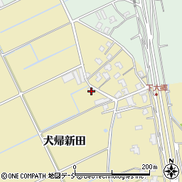 新潟県新潟市南区犬帰新田320-1周辺の地図