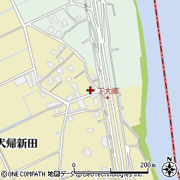新潟県新潟市南区犬帰新田577周辺の地図